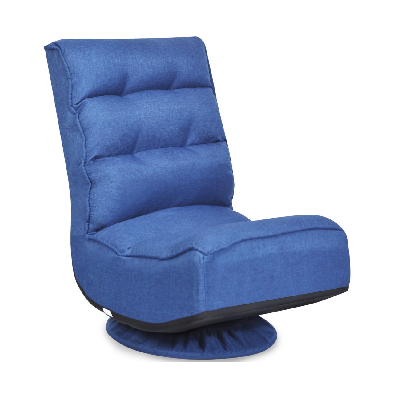 5-Position Folding Floor Gaming Chair with 360 Degrees Swivel Base Suitable for Any Room